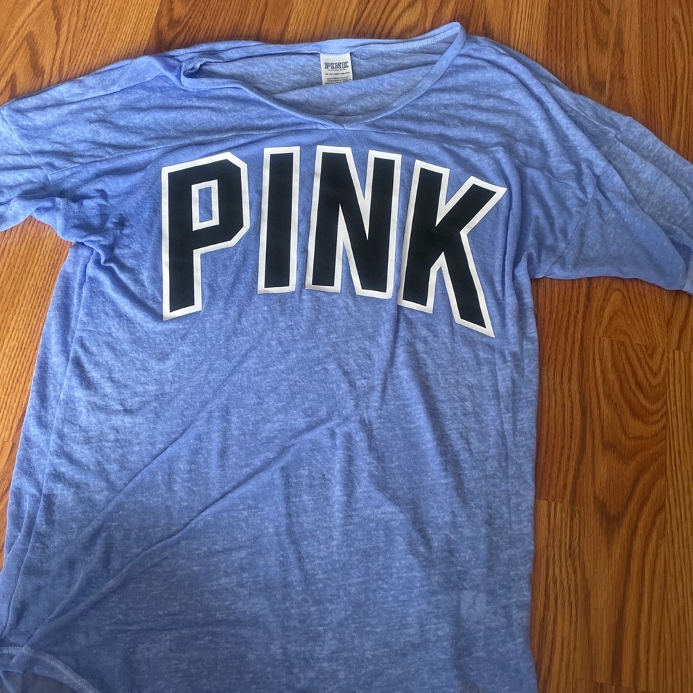 Victoria secret pink short sleeve tee shirt